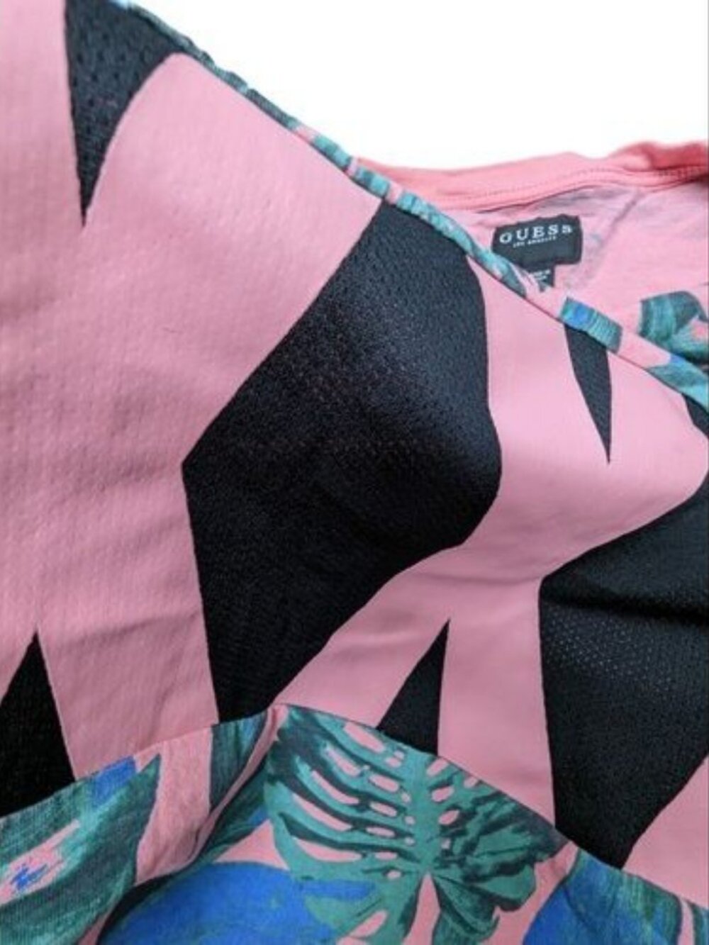 Guess Los Angeles Pink Palm Tree XXX Miami Vice T-shirt Men's Tee Top Size S - Picture 4 of 10